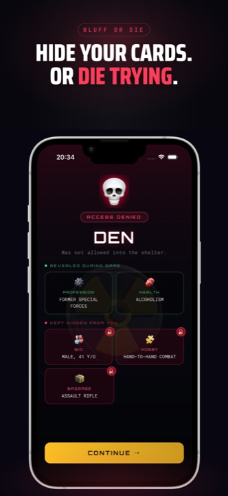 Bunker app screenshot 01